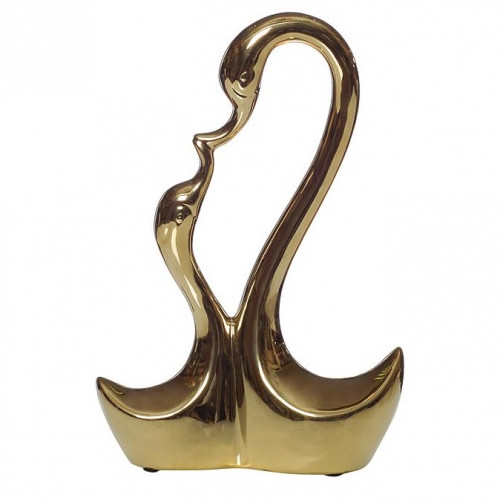 статуэткалебеди золотая 25,5х6х17,5 в Бийске