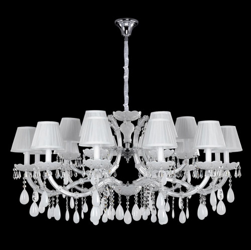 подвесная люстра crystal lux blanca sp18 белая в Бийске