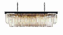 люстра odeon l120 black&glass серая, прозрачная в Бийске