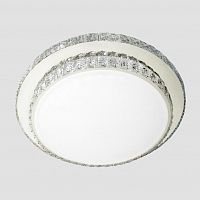 потолочный светодиодный светильник ambrella light orbital crystal f95 ch/cl 72w d600 в Бийске