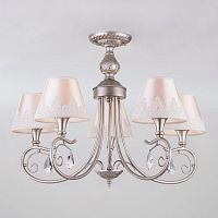 потолочная люстра eurosvet incanto 60069/5 серебро в Бийске