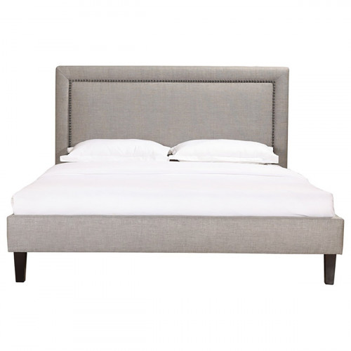 кровать двуспальная 180х200 серая laval upholstered в Бийске