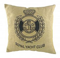 подушка с гербом королевского royal yacht club в Бийске