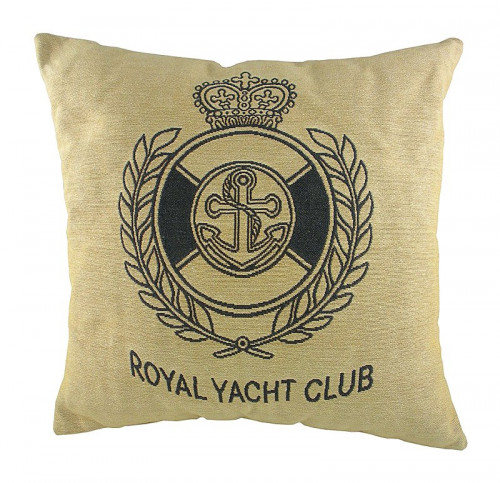 подушка с гербом королевского royal yacht club в Бийске
