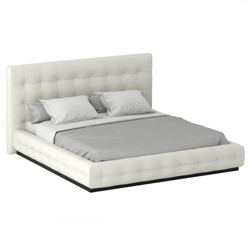 кровать двуспальная 160х200 белая kristal white в Бийске