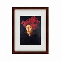 картина: portrait of a man in a chaperon (self-portrait), 1433 в Бийске