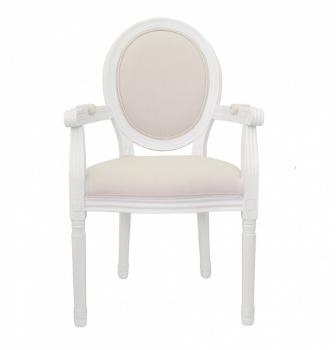 стул volker arm beige+white в Бийске
