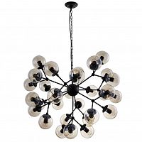 подвесная люстра crystal lux medea sp30 коричневая в Бийске