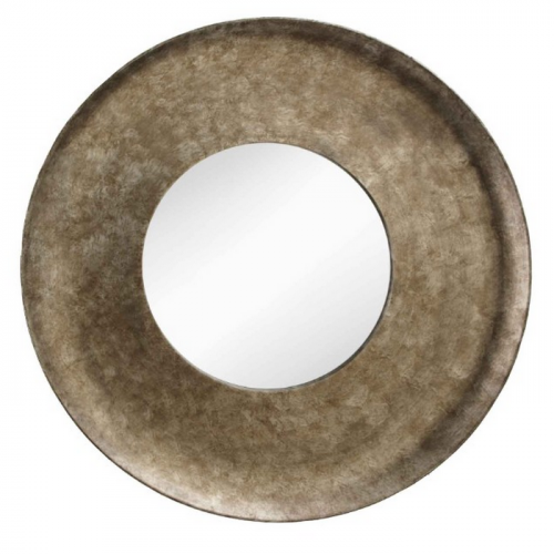 зеркало круглое большое состаренное в широкой раме farran antique в Бийске