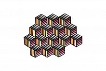 ковер parquet hexagon orange 305x188 от gan в Бийске