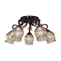 потолочная люстра idlamp brauni 474/5pf-blackpatina в Бийске