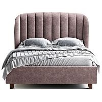 кровать двуспальная 160х200 фиолетовая tulip в Бийске