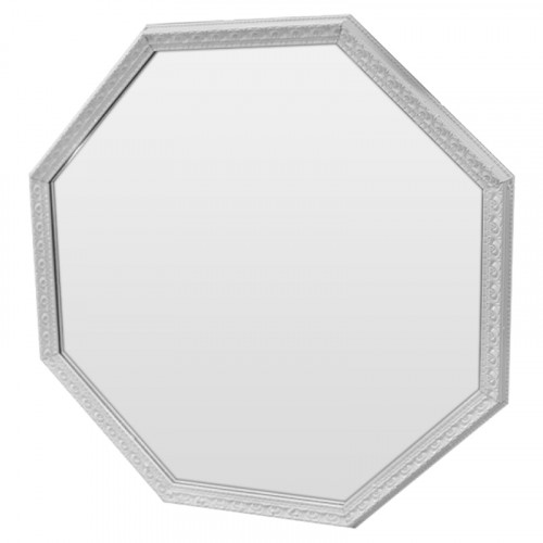 зеркало белое восьмиугольное white delight в Бийске