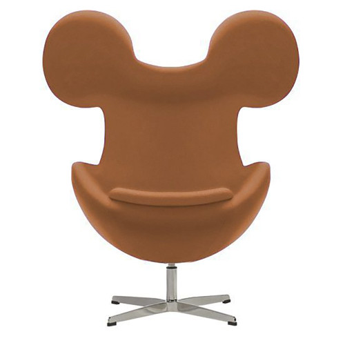 кресло egg mickey бежевое в Бийске