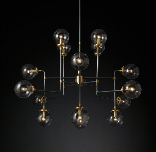 люстра bistro 16 черная, бронза в Бийске