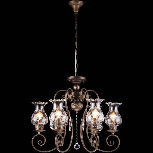 подвесная люстра arte lamp palermo a2053lm-6br в Бийске