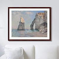 картина: the rock needle and the porte d'aval, 1885г. в Бийске