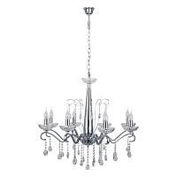 дизайнерская подвесная люстра spot light alessa 9014828 хром в Бийске