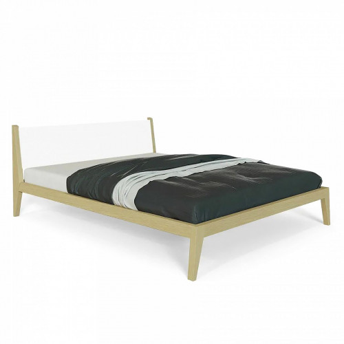 кровать двуспальная 160x200 белая fly в Бийске
