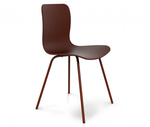 стул dsr коричневый s33 (eames style) в Бийске