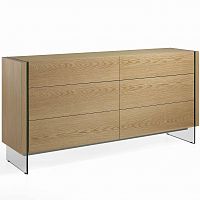комод широкий cp1712-c-oak от angel cerda орех в Бийске