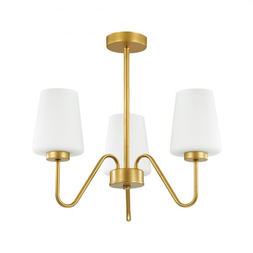 подвесная люстра lumion olivia 3791/3c белая в Бийске