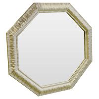 зеркало восьмиугольное бежевое с резьбой cozy beige в Бийске