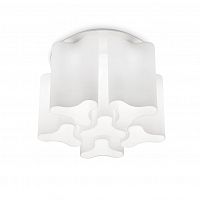 дизайнерская потолочная люстра ideal lux compo pl6 белая в Бийске