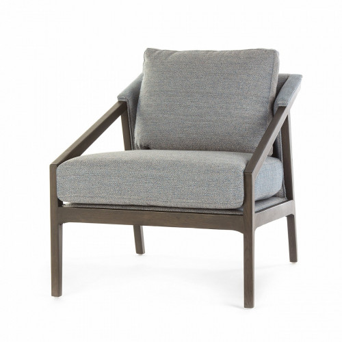 кресло earl chair серое в Бийске