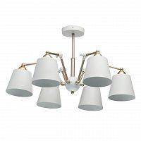 потолочная люстра mw-light таун 6 691011906 белая в Бийске
