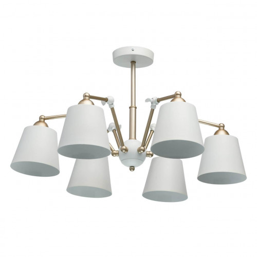 потолочная люстра mw-light таун 6 691011906 белая в Бийске