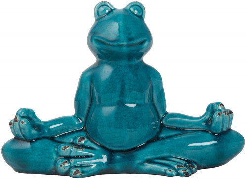 декор frog blue meditation в Бийске