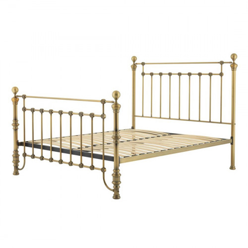 кованая двуспальная кровать 180х200 золотая blaine в Бийске