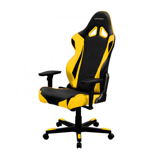 кресло геймерское dxracer racing re0 черно-желтое в Бийске