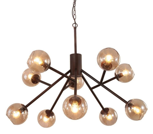 подвесная люстра crystal lux bueno sp-pl10 в Бийске