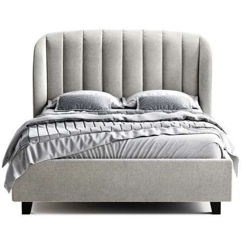 кровать двуспальная 160х200 серая tulip в Бийске