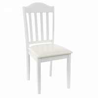 стул деревянный midea white в Бийске