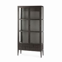 книжный шкаф altino витрина коричневый в Бийске