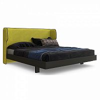 кровать полутораспальная 140x200 зеленая rich в Бийске