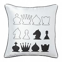 подушка с шахматами chess white в Бийске