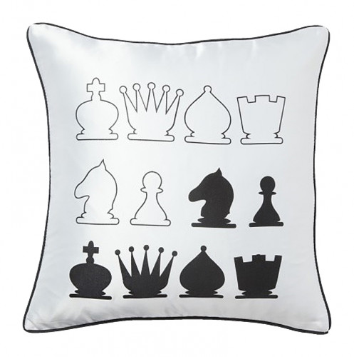 подушка с шахматами chess white в Бийске