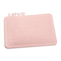 разделочная доска happy board love, розовая в Бийске