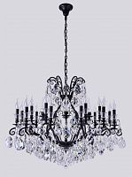 подвесная люстра crystal lux magnifico sp19 black/transparent черная в Бийске