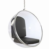 кресло bubble chair черное в Бийске