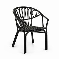 кресло corynn из ротанга черное cc0699fn01 от la forma (ex julia grup) в Бийске