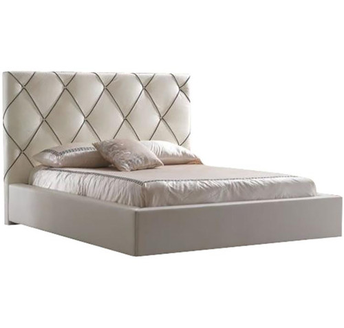 кровать двуспальная 160х200 бежевая kalibry в Бийске