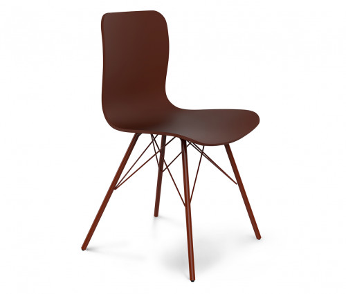стул dsr коричневый s40 (eames style) в Бийске
