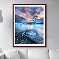 картина iceland coast 100х78,5 см в Бийске
