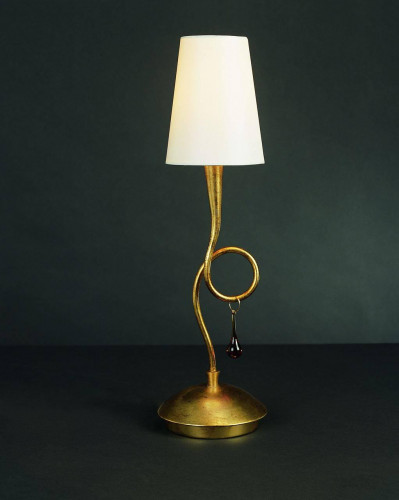 настольная лампа mantra paola painted gold 3545 в Бийске