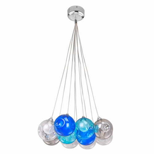 люстра bocci blue 10 прозрачное, голубое, пепельное стекло в Бийске